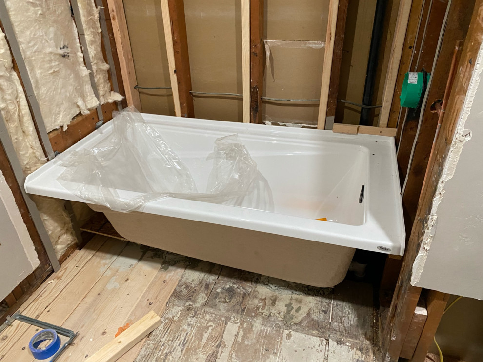 Alcove Tub with Tiled Apron Help