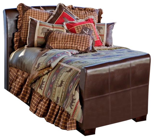 Heartland Bedding Set Rustic Comforters And Comforter Sets By Heartland Striped Wildlife Bedding Set Twin