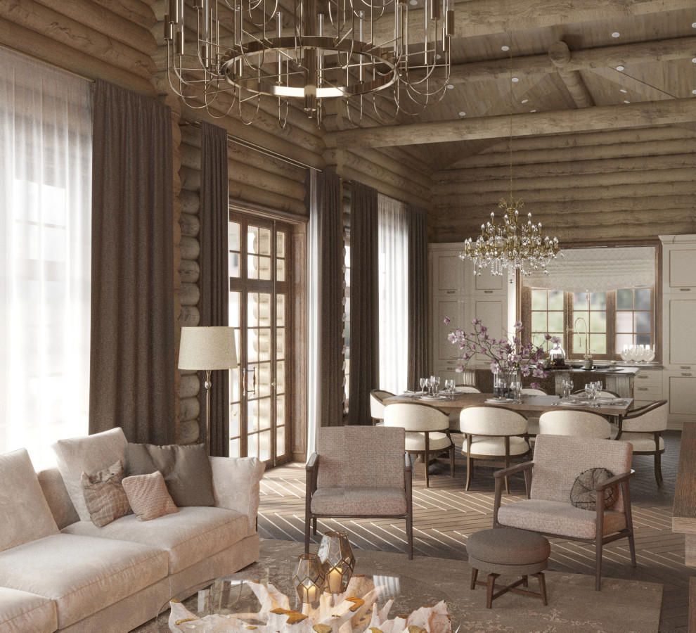 Дизайн интерьера дома 125 кв.м.