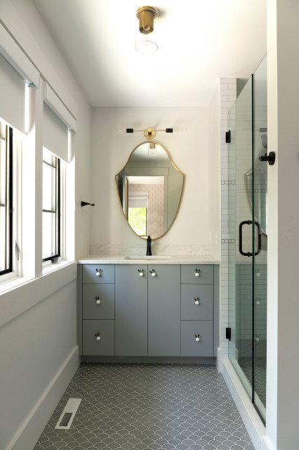 Honeysuckle transitional-bathroom