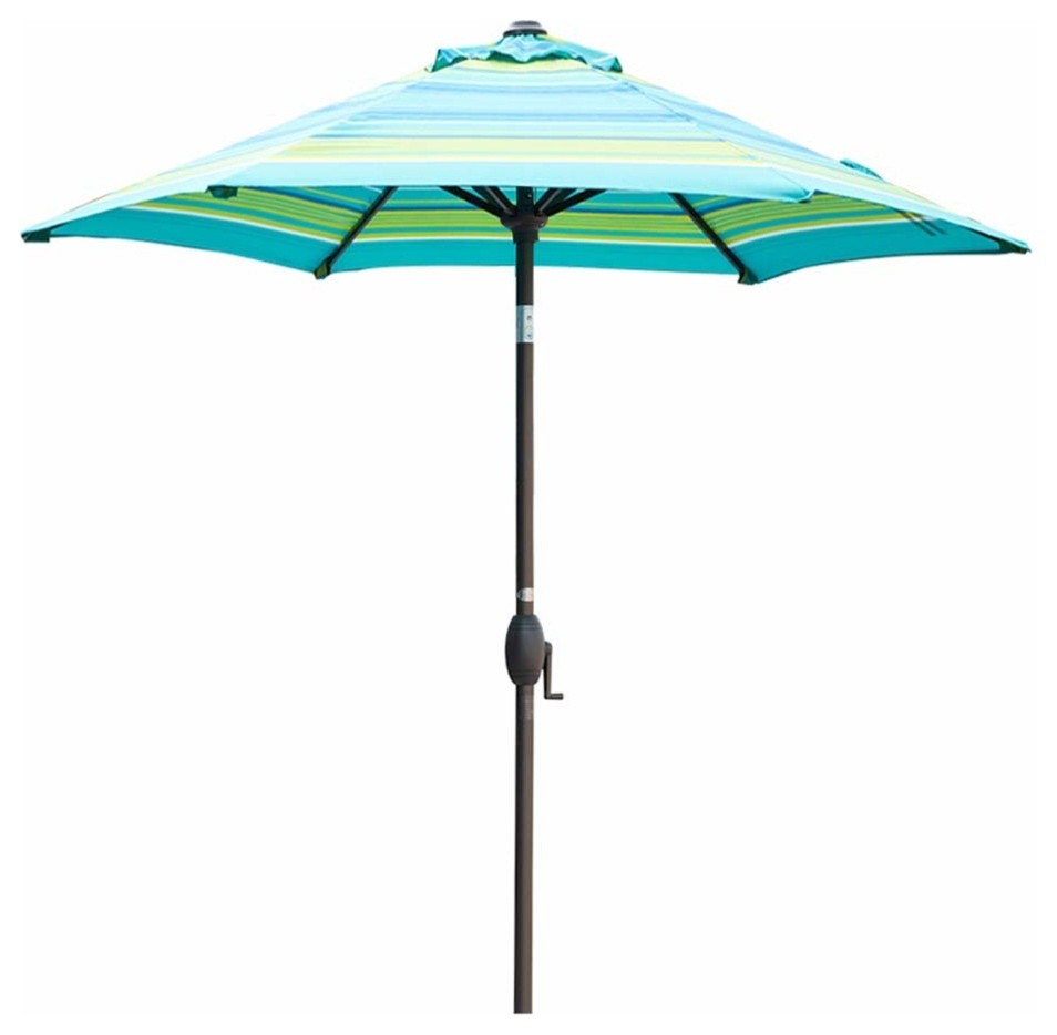 Abba Patio 7 5 Umbrella With Push Button Tilt Contemporary Outdoor Umbrellas By Appearances International