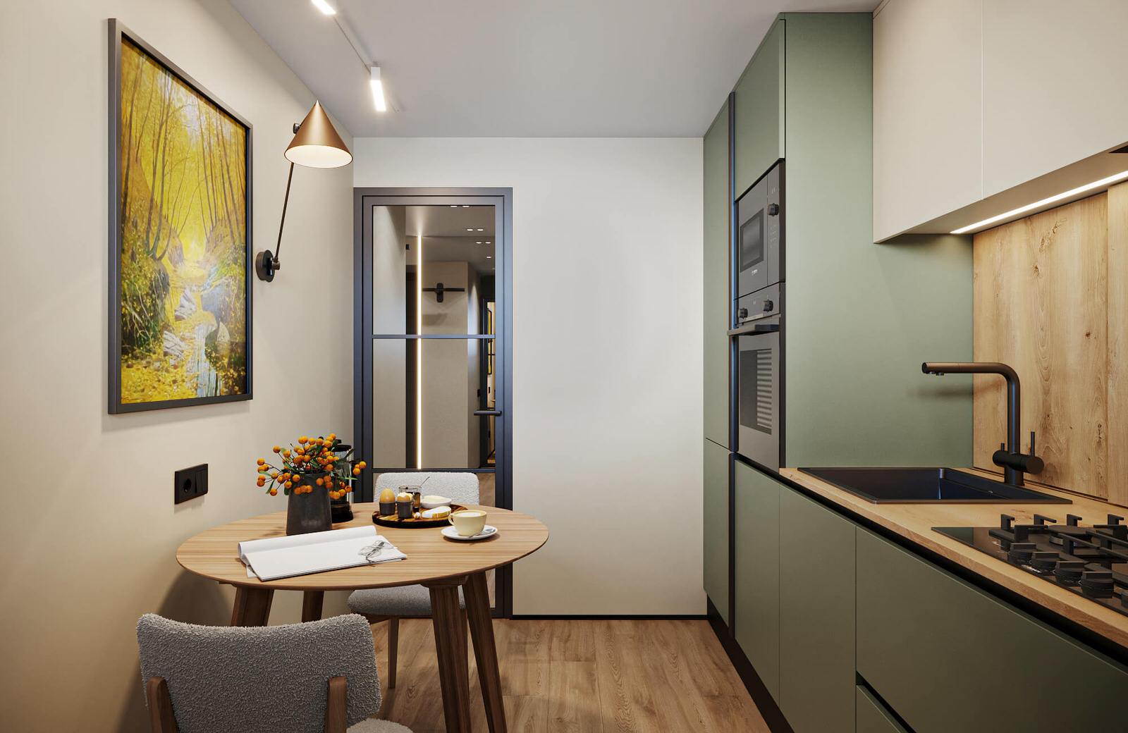 Квартира 60 кв.м. г. Ставрополь Кухня