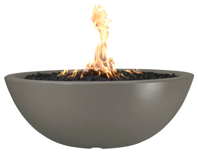 Sedona Concrete Germ Natural Gas Fire Pit With Match Lit Ignition Sedona Concrete Germ Natural Gas Fire Pit With Match Lit Ignition Pits By Chimney