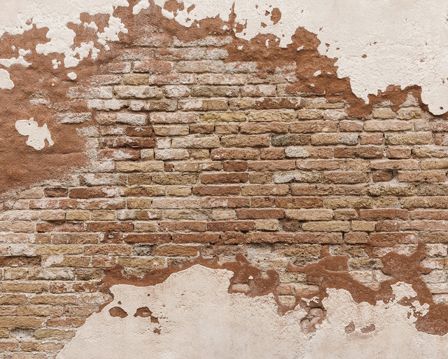 Distressed Brick Wall Mural Rustic Decals By Brewster Distressed Brick Wall Mural