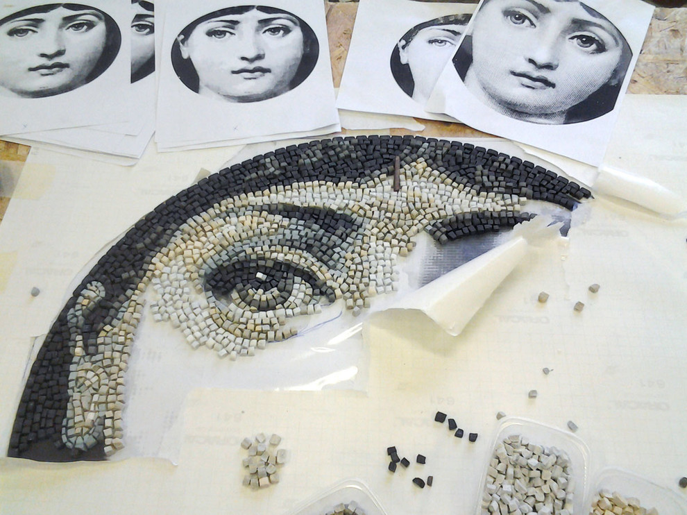 Мозаика в работе