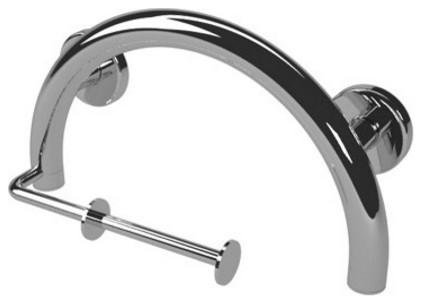 Life Line Toilet Paper Holder Semisphere Transitional Life Line Toilet Paper Holder Semisphere Stainless Steel