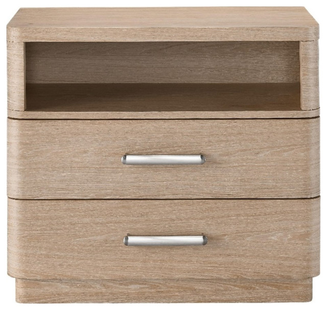 Universal Furniture Modern Nomad Nomad Nightstand in Tan Tech Oak