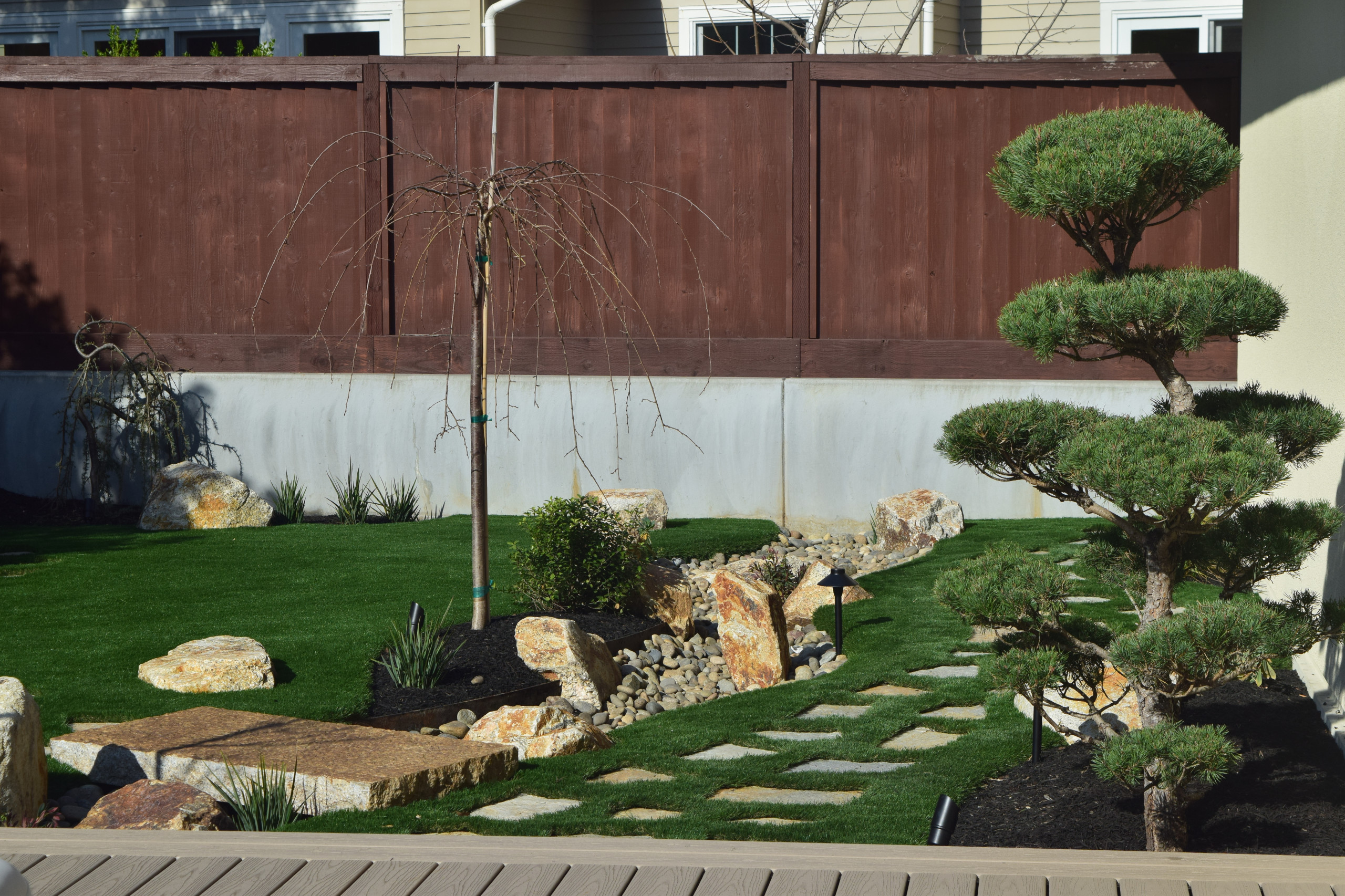 Modern Asian Inspired Backyard in Palo Alto