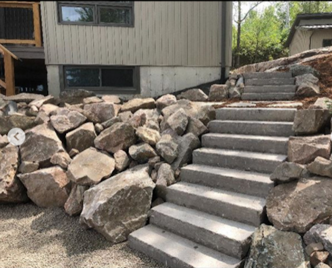 Rock Work for Custom Home