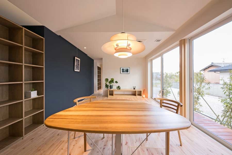 This is an example of a mid-sized scandinavian open plan dining in Other.
