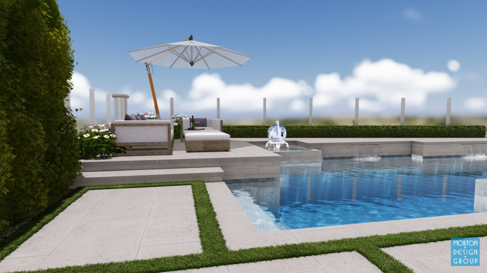 Garrett - Contemporary Yard Remodel - Laguna Niguel, CA.