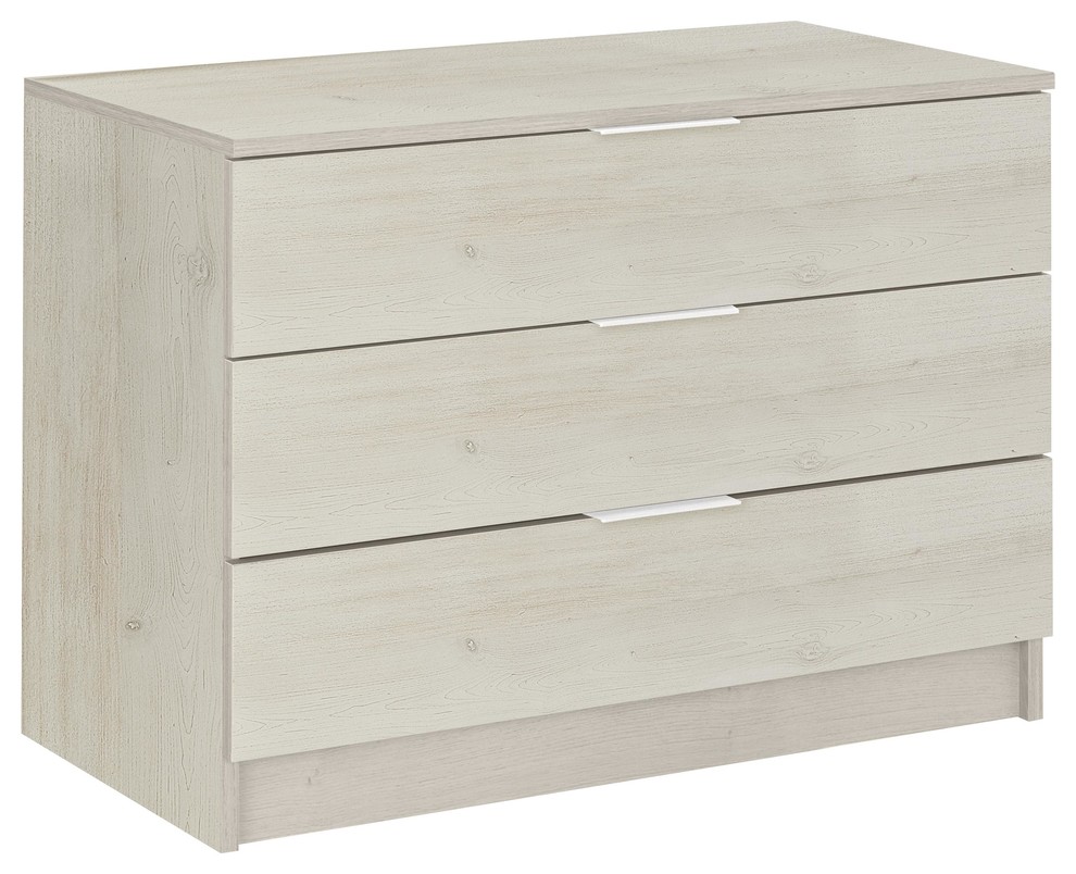 Brooklyn Whitewashed Cherry Chest of Drawers Contemporary Chests of