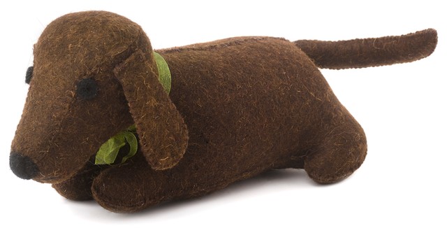 stuffed dog door stop