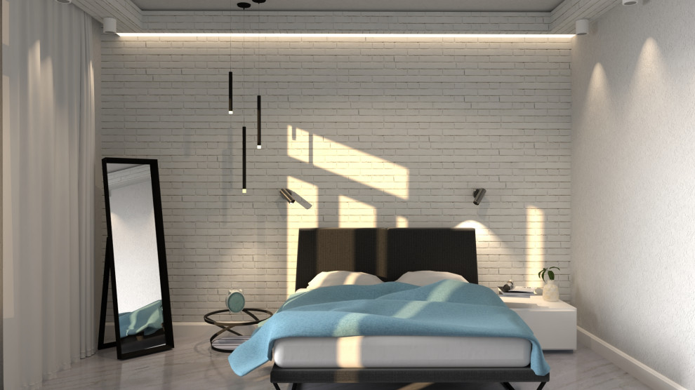 Белая спальня