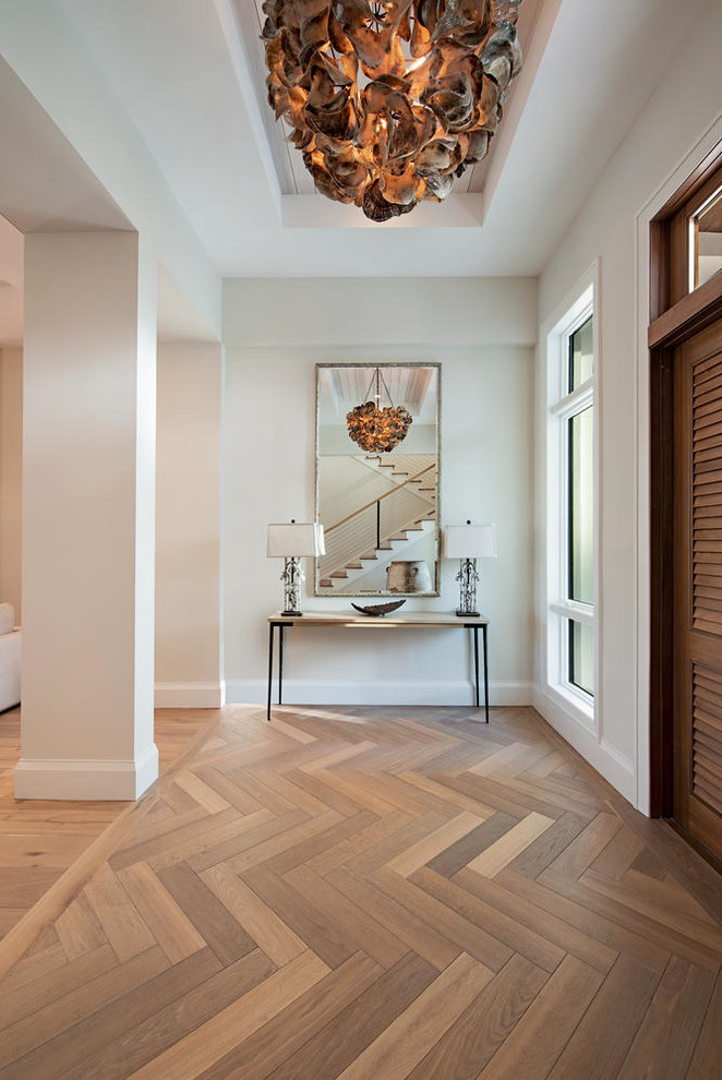 This is an example of a transitional entryway in Miami.