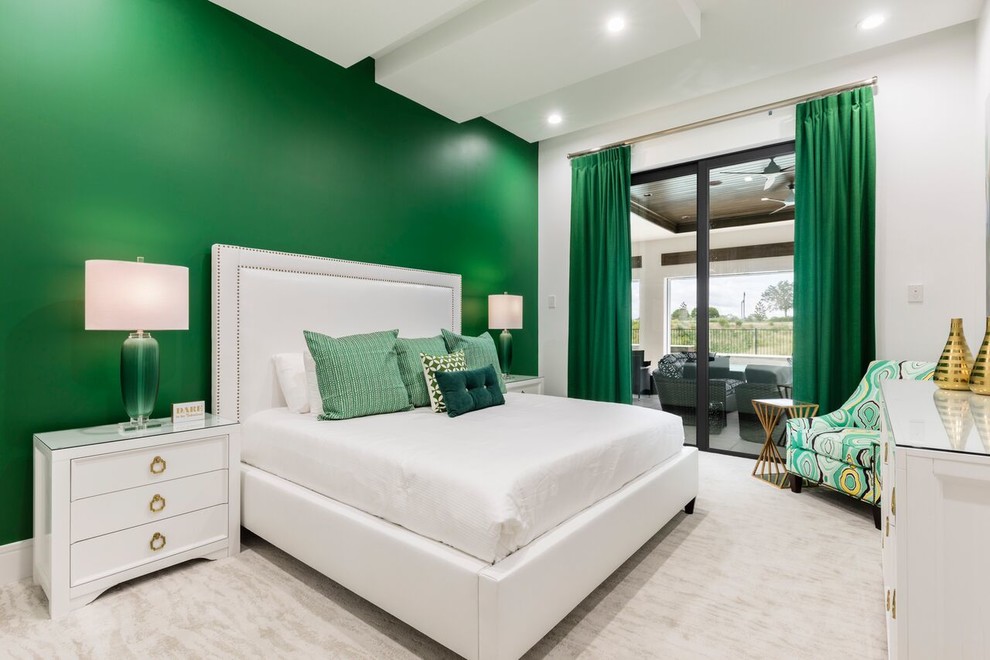Home design - contemporary home design idea in Orlando