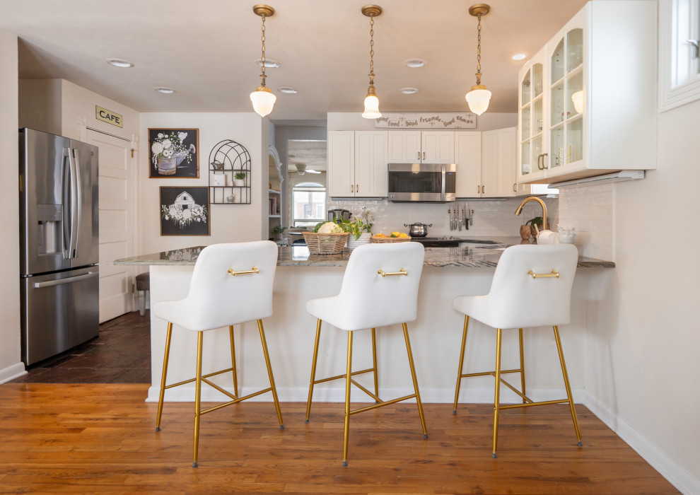 Inspiration for a transitional kitchen remodel in Denver