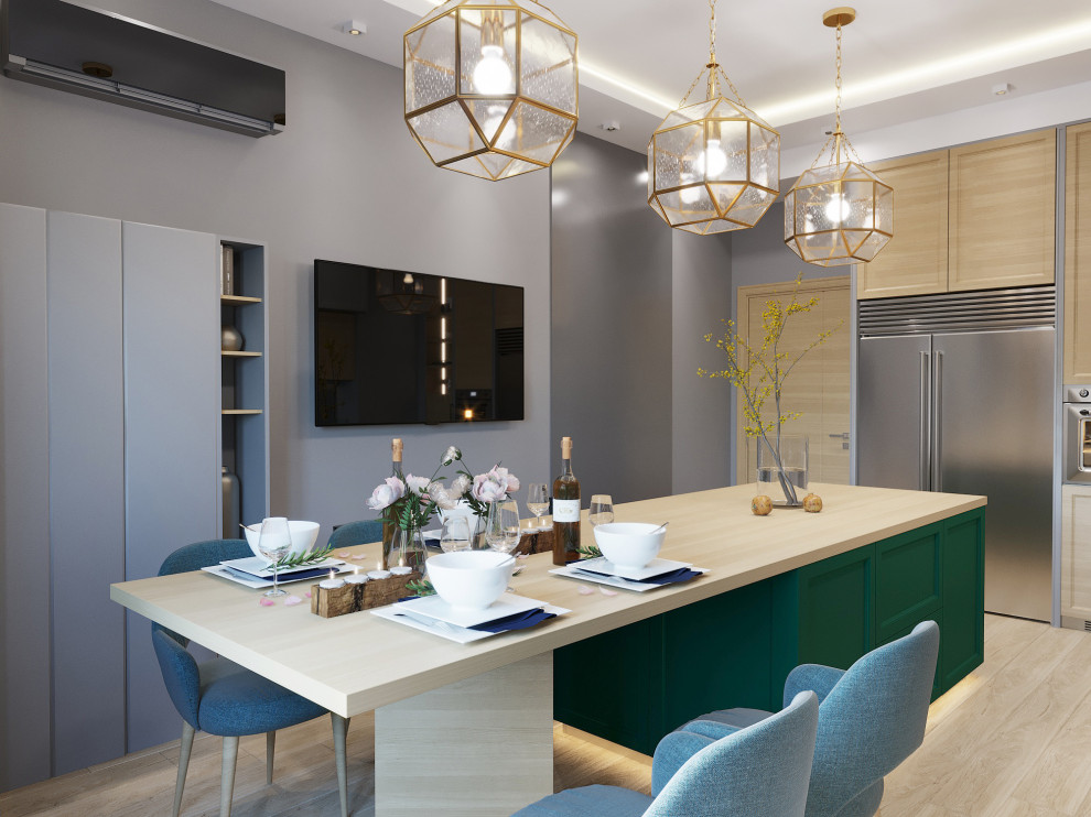 Кухня с яркими акцентами