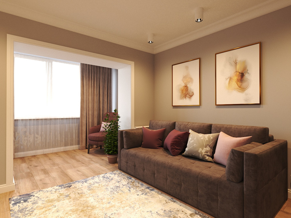 Проект 1-комнатной квартиры в Усинске