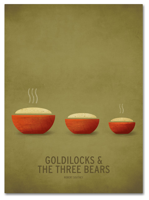Goldilocks' Canvas Art, 19x14