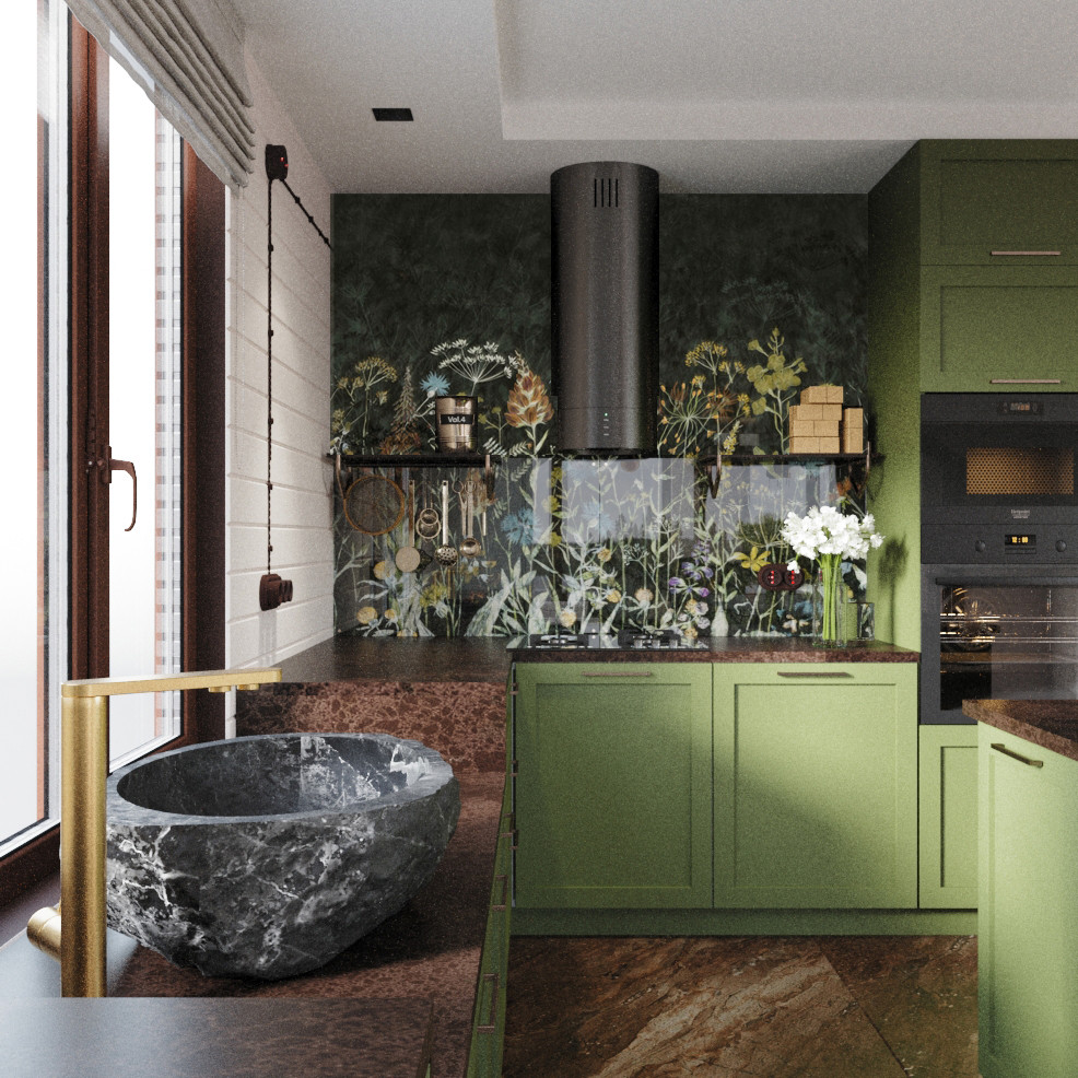 Деревянный дом на берегу Волги в Кимрах