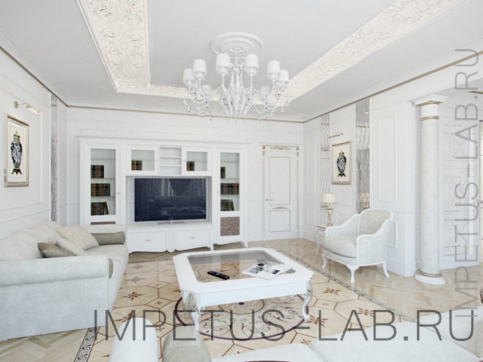 Проект квартиры в классическом стиле