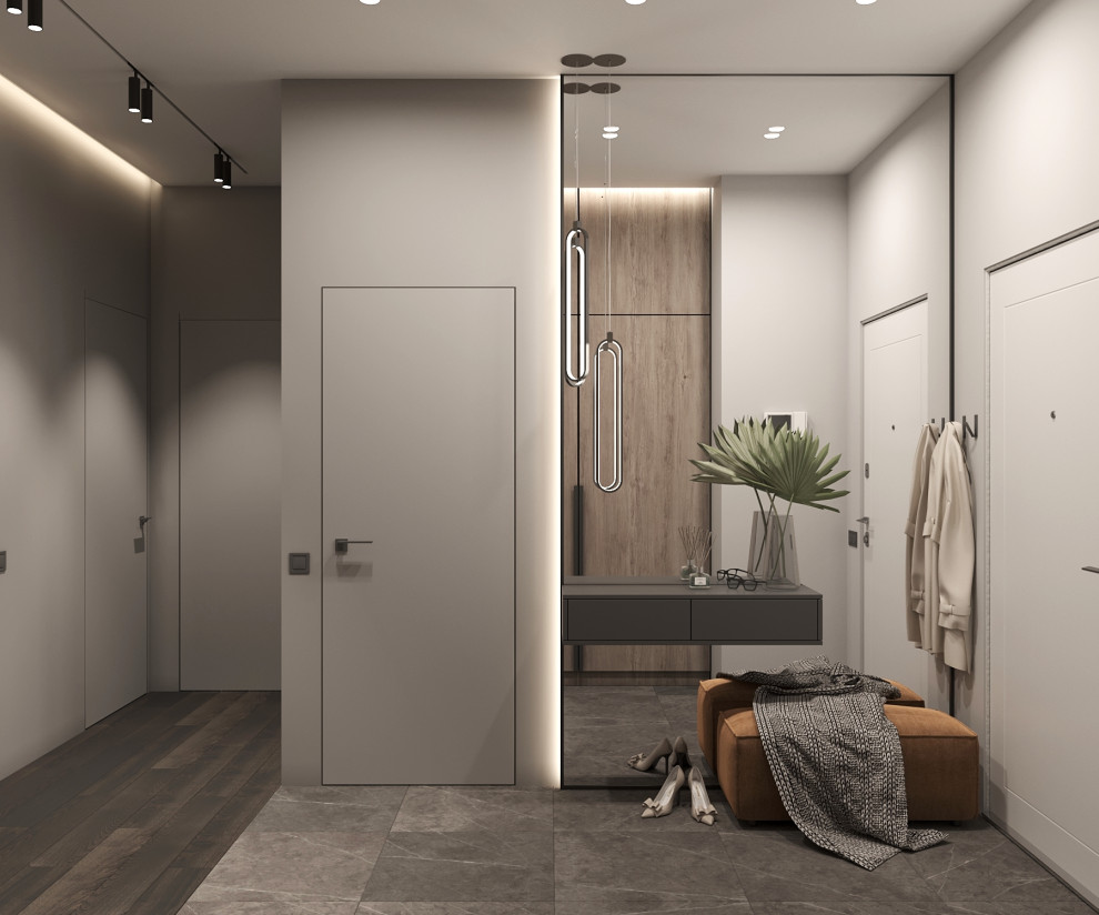 Современная квартира с выразительной отделкой