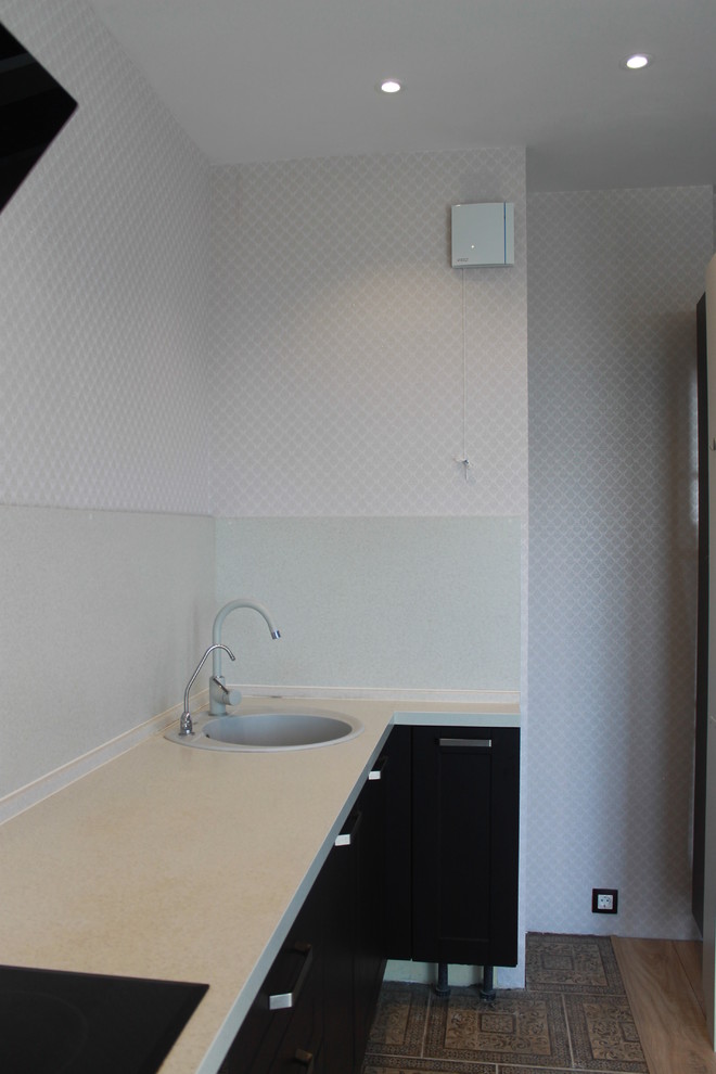 Квартира в стиле современной классики в фиолетовых тонах