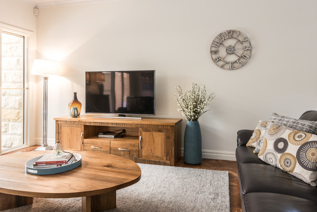 Kangaroo Ground Residence lantlig-vardagsrum