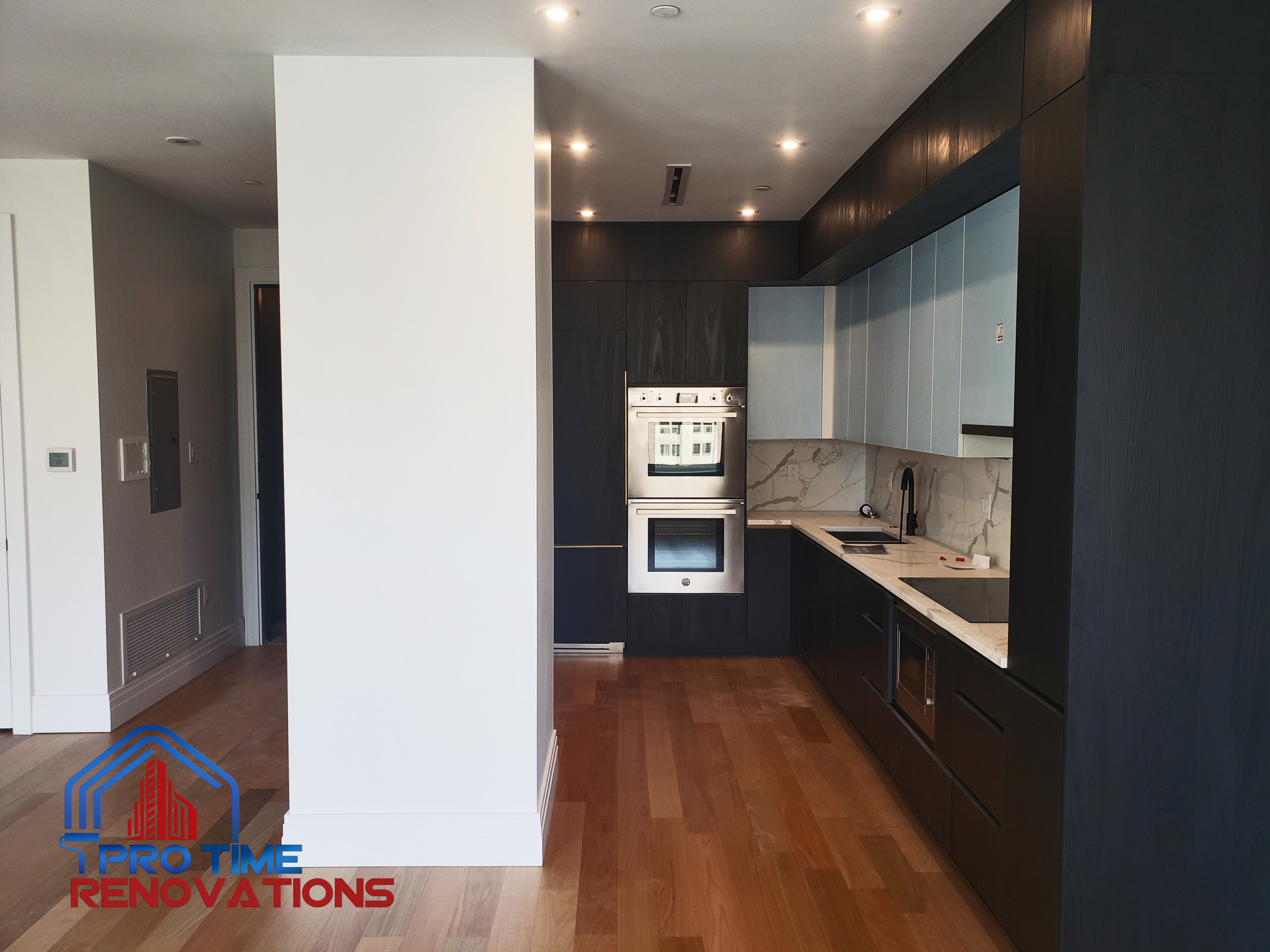 Kitchen installation.