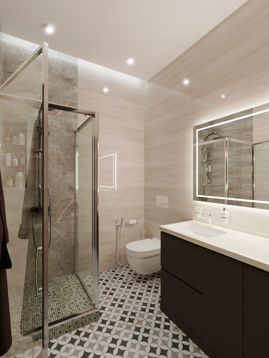 Проект санузла в квартире