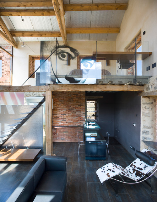 impresion sobre video de dali en pajar rehabilitado por Oli Arquitecto a una de las mejores viviendas del mundo por wallpaper