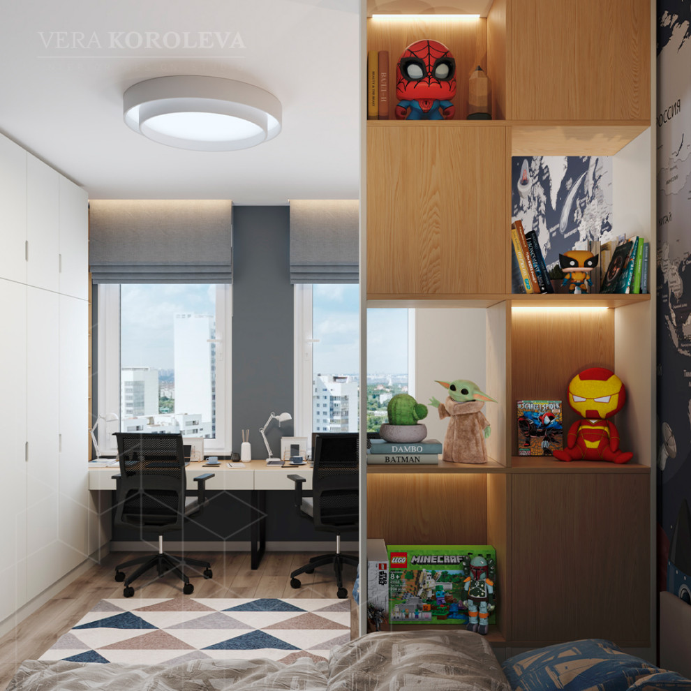 Дизайн-проект двухкомнатной квартиры в современном стиле