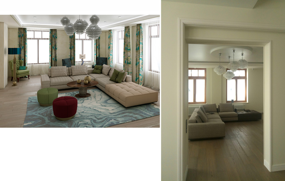 Интерьер квартиры в ЖК Коперник