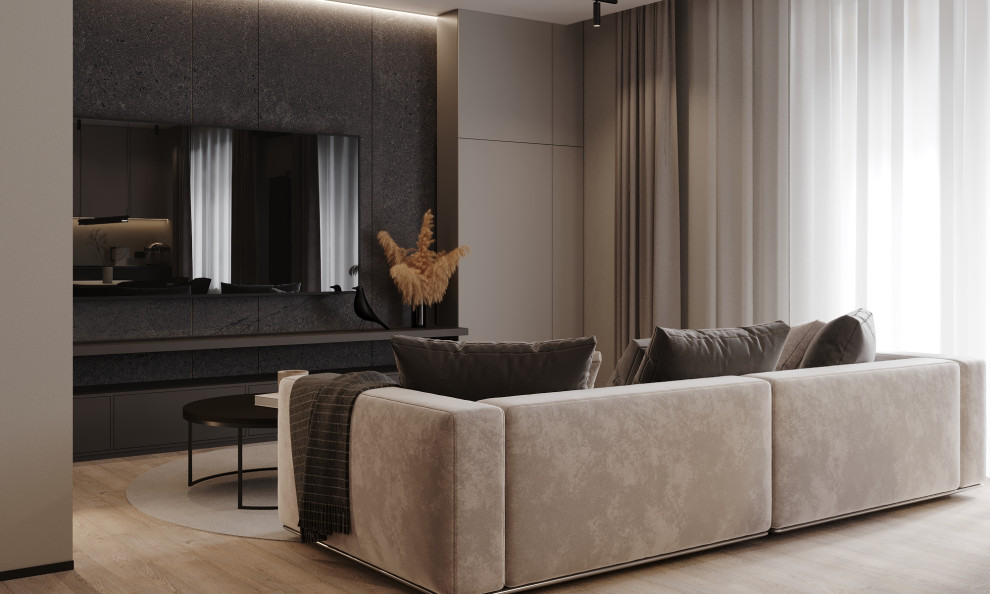 Интерьер квартиры 87м2 в поселке парке Весна