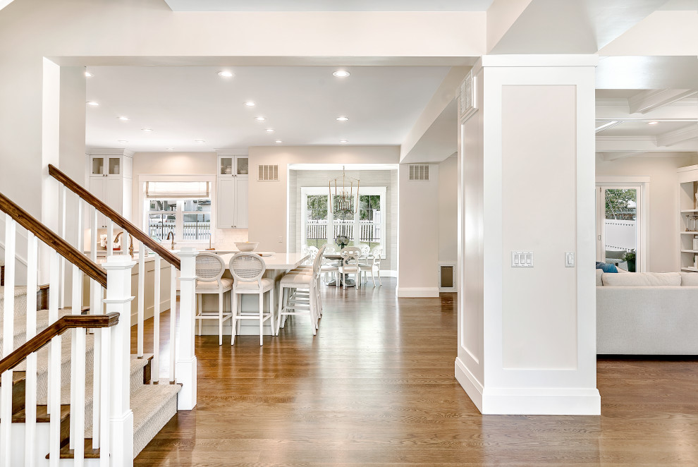 Transitional home design photo in Denver
