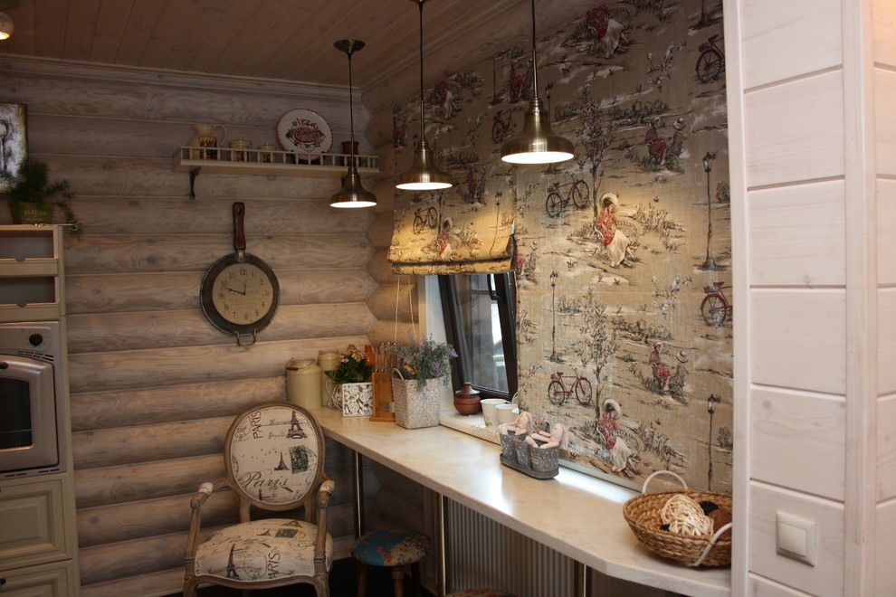 Римские шторы на кухне