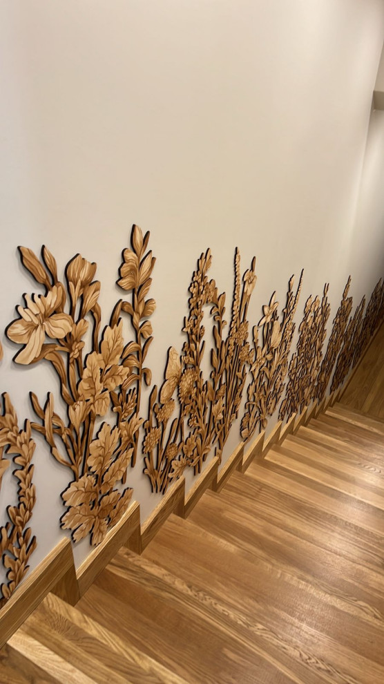 Декор на лестницу (после монтажа)