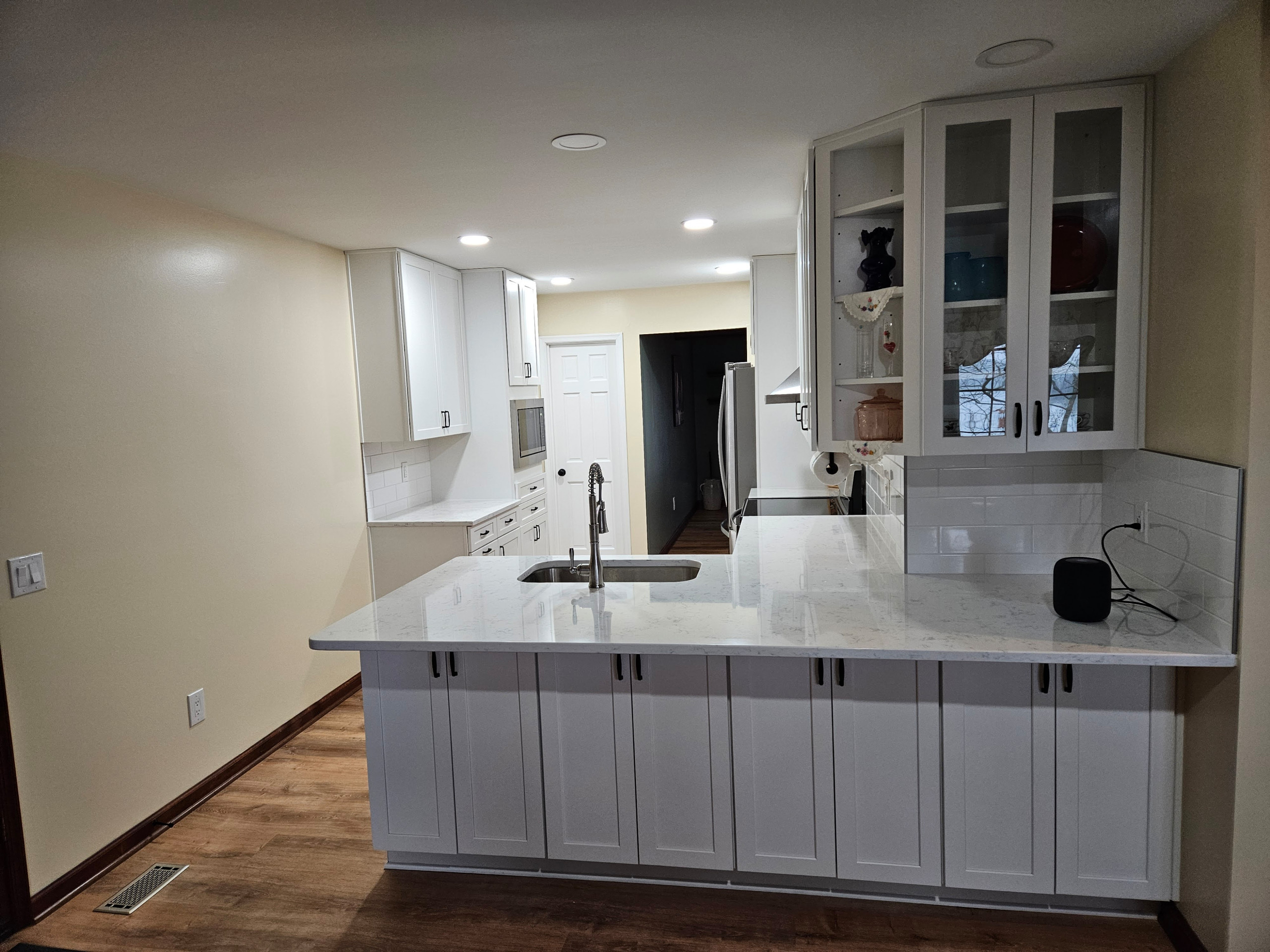 White Modern Kitchen Update
