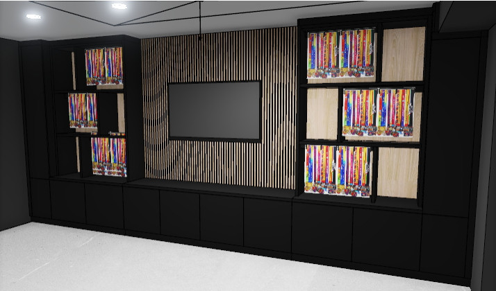JASON'S BASEMENT WALL UNIT