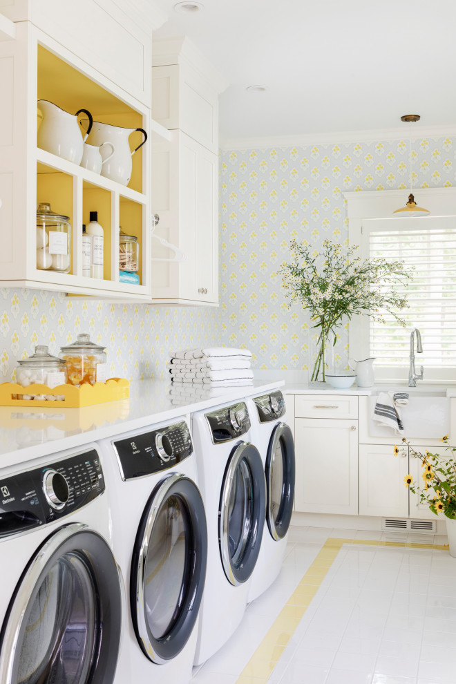 Washington Ave Osterville - Beach Style - Laundry Room - Boston - by ...