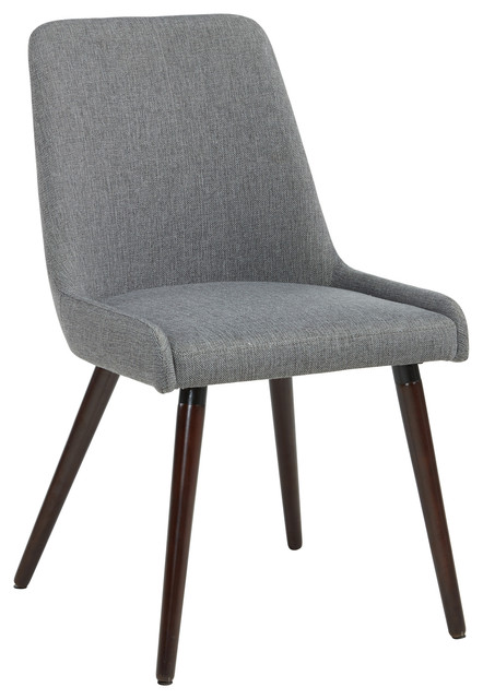 Fabric Side Chairs, Set of 2, Fabric: Dark Gray