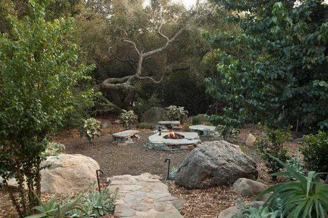Custom Firepit klassisk-uteplats