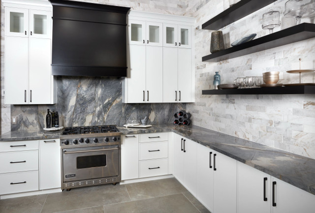 Ijen Blue Quartzite Kitchen - Contemporary - Kitchen - Phoenix - by ...