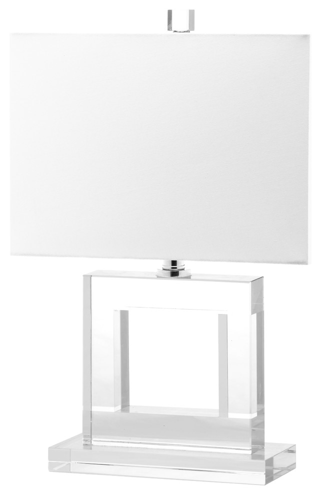 Safavieh Town 20.5-"H Square Crystal Lamp