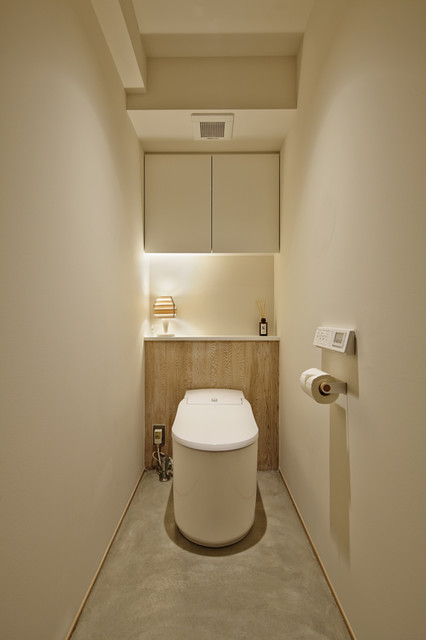 高台寺アパートメント moderno-bagno-di-servizio
