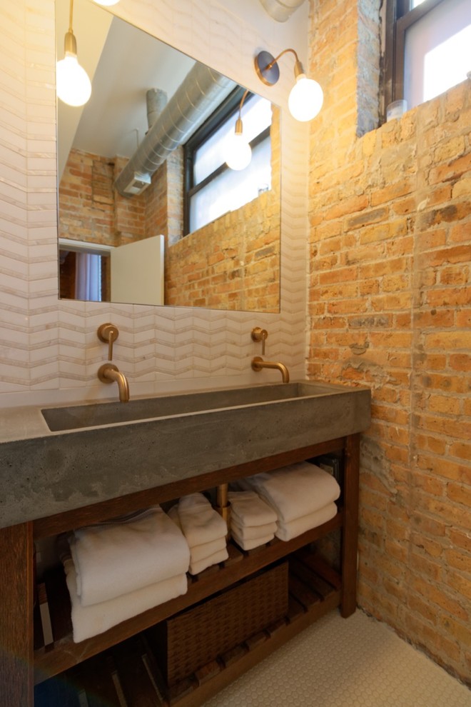 Chinatown- Chicago gut remodel - Industrial - Bathroom - Chicago - by JAR Corp