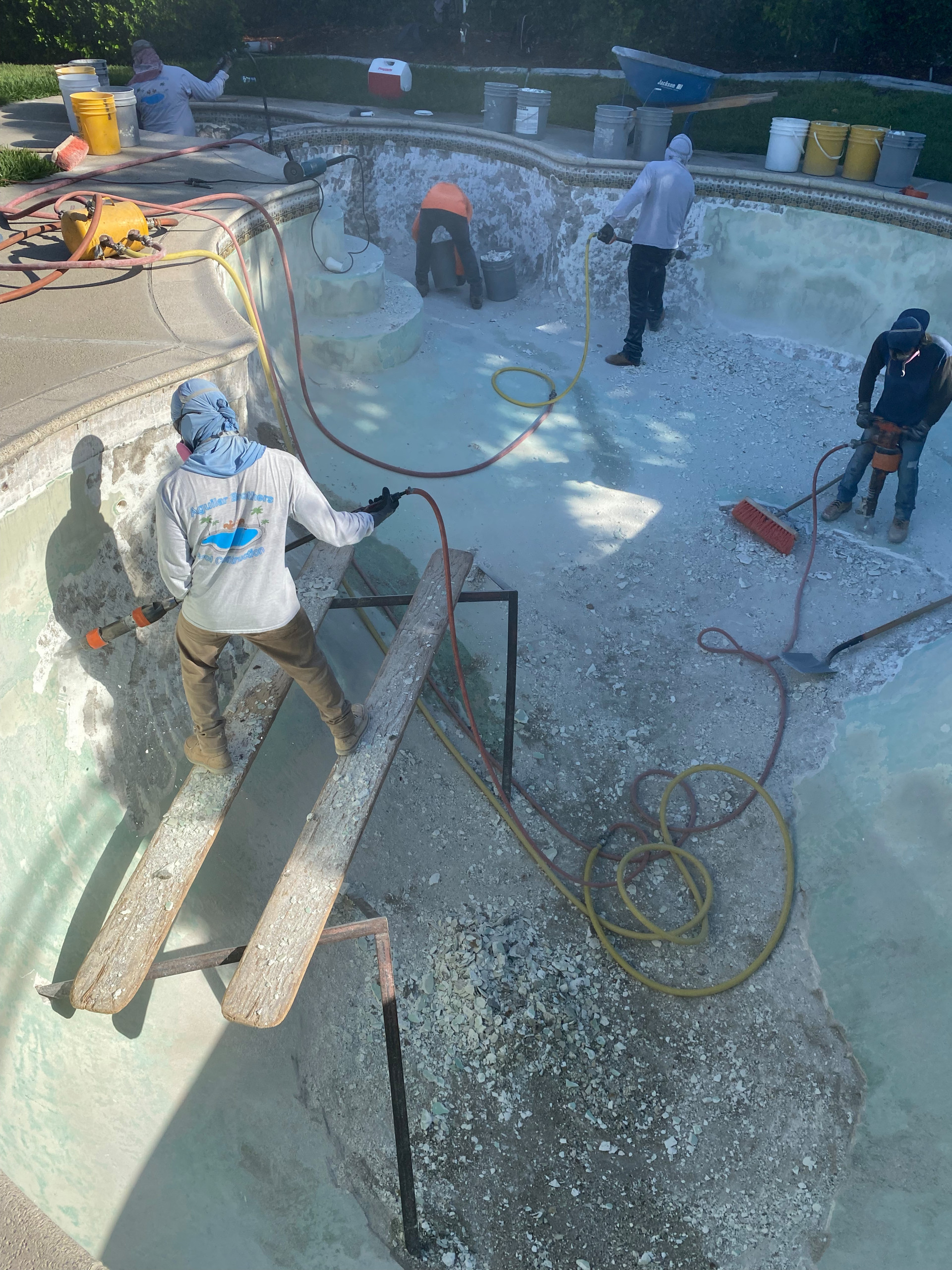 Pool Surface Demolition Process