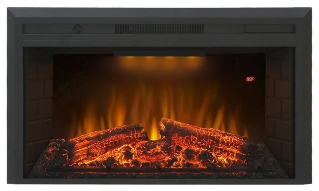 Valuxhome Houselux 36 750w 1500w, Embedded Fireplace Electric Insert Heater