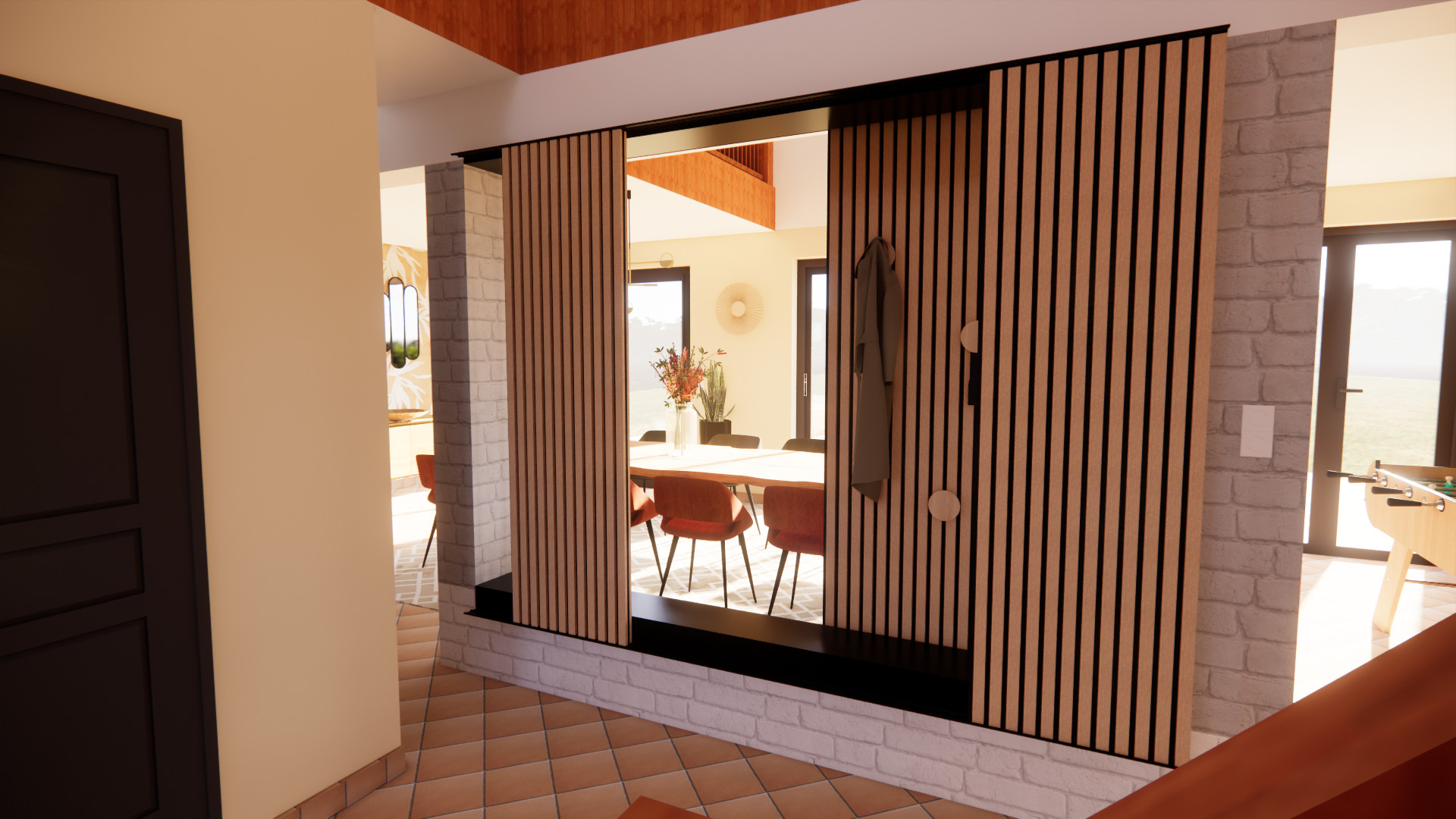 Projet 3D - Aménagement d'un RDC de maison